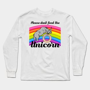 Chubby unicorn Long Sleeve T-Shirt